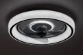 Lampa sufitowa z wentylatorem Horacio czarny | biały wentylator Ø 47cm LED dim. 67W 3000-6000K pilot rabalux 71009 | 5996595710095 noxbox lampynox www.lampynox.pl