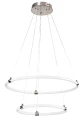 Lampa wisząca Irelia chrom satyna Ø 60cm LED 55W 3000-4000-6000K pilot rabalux 72009 | 5996595720094 noxbox lampynox www.lampynox.pl