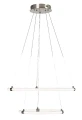 Lampa wisząca Irelia chrom satyna Ø 60cm LED 55W 3000-4000-6000K pilot rabalux 72009 | 5996595720094 noxbox lampynox www.lampynox.pl