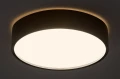 Łazienkowa lampa sufitowa Larcia czarny Ø 28cm LED 18W 4000K IP44 rabalux 75009 | 5996595750091 noxbox lampynox www.lampynox.pl