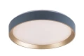 Lampa sufitowa Liatris szary | złoty Ø 38cm LED 25W 3000K rabalux 71121 | 5996595711214 noxbox lampynox www.lampynox.pl