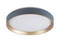 Lampa sufitowa Liatris szary | złoty Ø 38cm LED 25W 3000K rabalux 71121 | 5996595711214 noxbox lampynox www.lampynox.pl