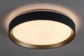 Lampa sufitowa Liatris szary | złoty Ø 38cm LED 25W 3000K rabalux 71121 | 5996595711214 noxbox lampynox www.lampynox.pl