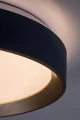 Lampa sufitowa Liatris szary | złoty Ø 38cm LED 25W 3000K rabalux 71121 | 5996595711214 noxbox lampynox www.lampynox.pl
