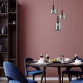Lampa wisząca Lissandra czarny mat | przydymiony 3xE27 rabalux 72103 | 5996595721039 noxbox lampynox www.lampynox.pl