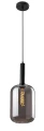 Lampa wisząca Lissandra czarny mat | przydymiony E27 rabalux 72101 | 5996595721015 noxbox lampynox www.lampynox.pl