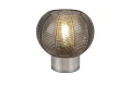 Lampka stołowa Monet chrom | przydymiony E27 rabalux 74017 | 5996595740177 noxbox lampynox www.lampynox.pl