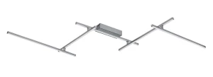 Negan srebrny LED 40W 4000K Lampa sufitowa