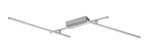 Negan srebrny LED 24W 4000K Lampa sufitowa