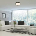 Lampa sufitowa Nessira czarny mat Ø 39cm LED 25W 4000K rabalux 71120 | 5996595711207 noxbox lampynox www.lampynox.pl