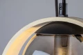 Lampa wisząca Peyton czarny | brąz | przydymiony 3xE14 rabalux 72063 | 5996595720636 noxbox lampynox www.lampynox.pl