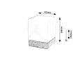 Lampka stołowa ściemnialna Pirit brąz | biały LED dim. 1,2W 3000K rabalux 76003 | 5996595760038 noxbox lampynox www.lampynox.pl