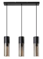 Lampa wisząca Ronno czarny | przydymiony 3xE27 rabalux 72053 | 5996595720537 noxbox lampynox www.lampynox.pl