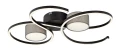 Lampa sufitowa Shiena czarny mat | popiel LED 38W 4000K rabalux 71116 | 5996595711160 noxbox lampynox www.lampynox.pl