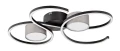 Lampa sufitowa Shiena czarny mat | popiel LED 38W 4000K rabalux 71116 | 5996595711160 noxbox lampynox www.lampynox.pl