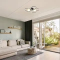 Lampa sufitowa Shiena czarny mat | popiel LED 38W 4000K rabalux 71116 | 5996595711160 noxbox lampynox www.lampynox.pl