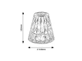 Lampka stołowa Siggy przeźroczysty LED 2W 3000K RGB rabalux 76004 | 5996595760045 noxbox lampynox www.lampynox.pl