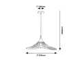 Lampa wisząca Sombero czarny mat E27 rabalux 72004 | 5996595720049 noxbox lampynox www.lampynox.pl