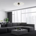 Lampa sufitowa Sotiris czarny mat LED Dim. 47W 3000-4000-6000K pilot rabalux 71006 | 5996595710064 noxbox lampynox www.lampynox.pl