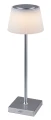 Stołowa lampka zewnętrzna Taena srebrny LED dim. 4W 3000-5000K IP44 rabalux 76013 | 5996595760137 noxbox lampynox www.lampynox.pl