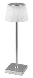 Taena srebrny LED dim. 4W 3000-5000K IP44 Stołowa lampka zewnętrzna