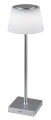 Stołowa lampka zewnętrzna Taena srebrny LED dim. 4W 3000-5000K IP44 rabalux 76013 | 5996595760137 noxbox lampynox www.lampynox.pl