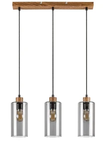 Tanno brąz | przydymiony 3xE27 Lampa wisząca