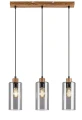 Lampa wisząca Tanno brąz | przydymiony 3xE27 rabalux 72123 | 5996595721237 noxbox lampynox www.lampynox.pl