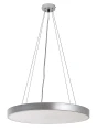 Lampa wisząca ściemnialna Tesia srebrny Ø 60cm LED Dim. 60W 3000-4000-6000K pilot rabalux 71042 | 5996595710422 noxbox lampynox www.lampynox.pl
