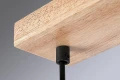 Lampa wisząca Toras brąz | czarny 4xGU10 rabalux 72124 | 5996595721244 noxbox lampynox www.lampynox.pl