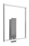 Tumnus aluminium szczotkowane LED 14W 4000K Kinkiet ścienny
