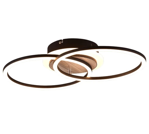 Lampa sufitowa Giro brąz | czarny LED 3 step dim. 25W 2700-6000K pilot rl R62783635 | 4017807561999 noxbox lampynox www.lampynox.pl