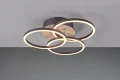 Lampa sufitowa Circle brąz | czarny LED 3 step dim. 27W 2700-6000K pilot rl R62823135 | 4017807561234 noxbox lampynox www.lampynox.pl
