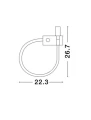 Kinkiet ścienny ANATUYA Snake Biały  LED Samsung 3W 3000K  lampynox noxbox