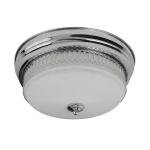 Edinburgh 2 chrom | opal Ø 35cm 2xE27 IP44 Łazienkowa lampa sufitowa