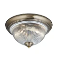 Łazienkowa lampa sufitowa American Diner mosiądz antyczny Ø 29cm 2xE14 IP44 searchlight 4370 | 5013874415325 noxbox lampynox www.lampynox.pl
