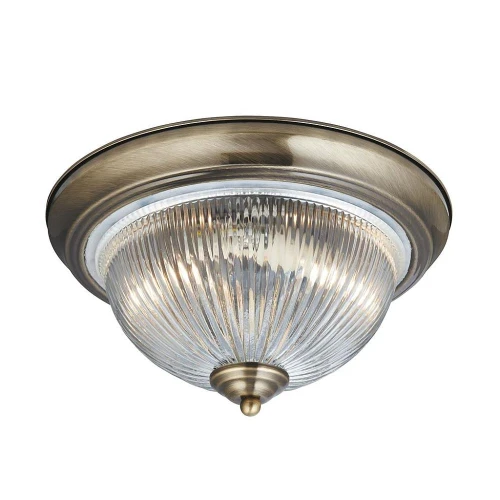 Łazienkowa lampa sufitowa American Diner mosiądz antyczny Ø 29cm 2xE14 IP44 searchlight 4370 | 5013874415325 noxbox lampynox www.lampynox.pl