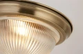 Łazienkowa lampa sufitowa American Diner mosiądz antyczny Ø 29cm 2xE14 IP44 searchlight 4370 | 5013874415325 noxbox lampynox www.lampynox.pl