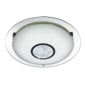 Łazienkowa lampa sufitowa Portland chrom | biały Ø 41cm LED Dim. 18W 4000K IP44 searchlight 3883-41 | 5053423115627 noxbox lampynox www.lampynox.pl