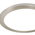 Łazienkowa lampa sufitowa Cork srebrny satyna Ø 30cm LED 18W 3000K IP44 searchlight 8101-30SS | 5053423135557 noxbox lampynox www.lampynox.pl