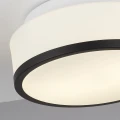 Cheese czarny Ø 23cm 2xE27 IP44 Łazienkowa lampa sufitowa searchlight 7039-23BK noxbox lampynox www.lampynox.pl