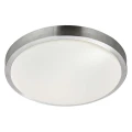 Łazienkowa lampa sufitowa Zurich aluminium Ø 34cm LED 18W 3000K IP44 searchlight 6245-33-LED | 5053423104256 noxbox lampynox www.lampynox.pl