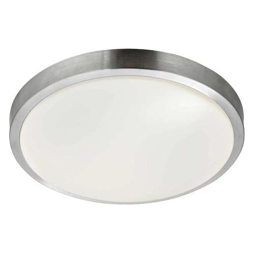 Łazienkowa lampa sufitowa Zurich aluminium Ø 34cm LED 18W 3000K IP44 searchlight 6245-33-LED | 5053423104256 noxbox lampynox www.lampynox.pl