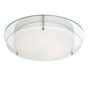 Limerick chrom | przeźroczysty Ø 38cm LED 20W 3000K IP44 Łazienkowa lampa sufitowa
