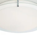 Łazienkowa lampa sufitowa Limerick chrom | przeźroczysty Ø 38cm LED 20W 3000K IP44 searchlight 8803-36CC | 5053423098364 noxbox lampynox www.lampynox.pl