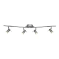Spot łazienkowy Aries 4LT chrom | srebrny satyna 4xGU10 IP44 searchlight 7444CC-LED | 5053423076942 noxbox lampynox www.lampynox.pl