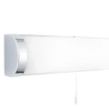 Kinkiet łazienkowy z włącznikiem Poplar chrom szer. 40cm. 2xE14 IP44 searchlight 8293CC | 5013874403483 noxbox lampynox www.lampynox.pl