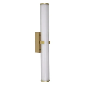 Clamp złoty LED Dim. 23W 2700K IP44 Kinkiet łazienkowy
