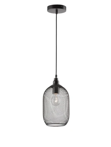 Lampa wisząca SIBATE Czarna E27  LE42169 lampynox noxbox