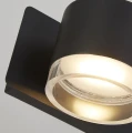 Potrójny kinkiet łazienkowy nad lustro z włącznikiem Tumbler czarny LED 3x3W 3000K IP44 searchlight 93290-3BK noxbox lampynox www.lampynox.pl
